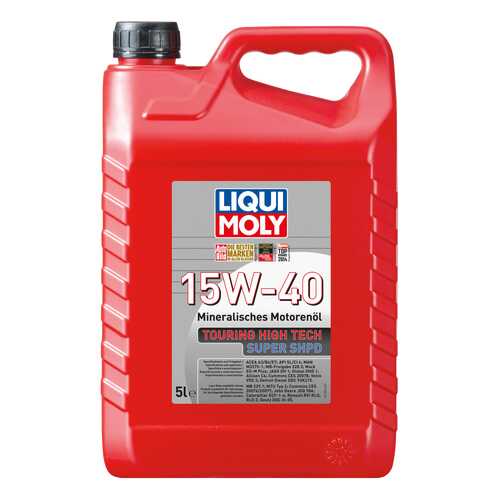 Моторное масло Liqui moly Touring High Tech Super SHPD 15W-40 5л в Лукойл