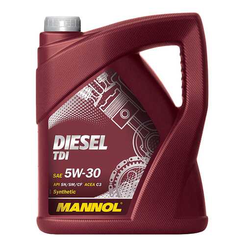 Моторное масло Mannol Diesel TDI 5W-30 5л в Лукойл