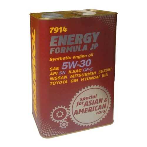 Моторное масло Mannol Energy Formula JP 5W-30 4л в Лукойл