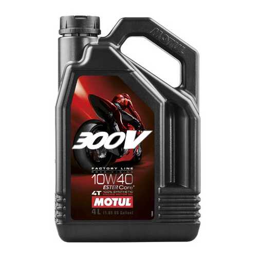 Моторное масло Motul 300V 4T FL Road racing 10W-40 4л в Лукойл