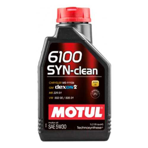 Моторное масло Motul 6100 SYN-clean 5W-30 1л в Лукойл