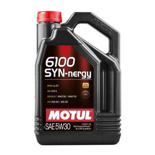 Моторное масло Motul 6100 SYN-NERGY 5W-30 4л в Лукойл