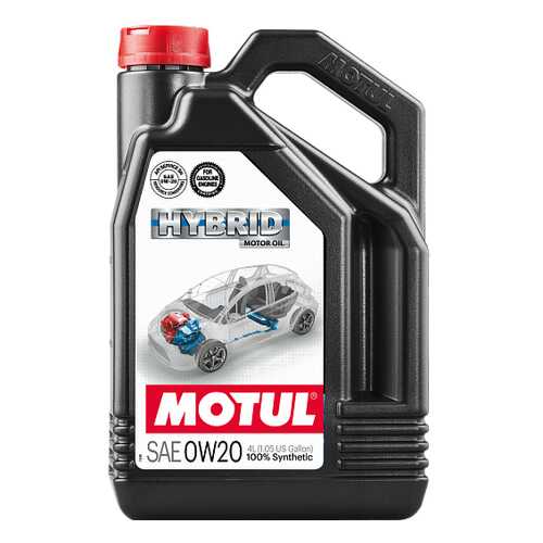 Моторное масло Motul Hybrid 0W-20 4л в Лукойл