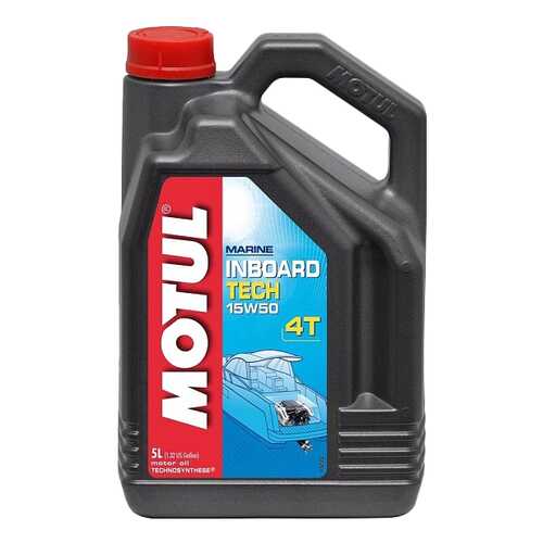 Моторное масло Motul Inboard Tech 4T 15W-50 5л в Лукойл