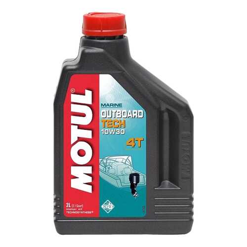 Моторное масло Motul Outboard Tech 4T 10W-30 2л в Лукойл