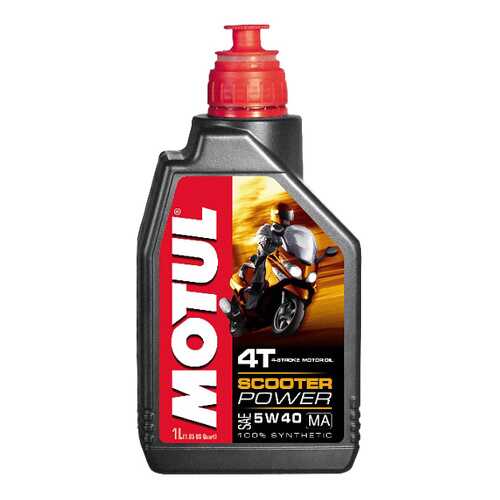 Моторное масло Motul Scooter Power 4T MA 5W-40 1л в Лукойл