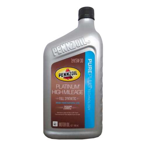 Моторное масло Pennzoil Platinum high mileage 5w-30 0,946л в Лукойл