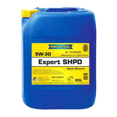 Моторное масло RAVENOL Expert SHPD SAE 5W-30 (20л) в Лукойл