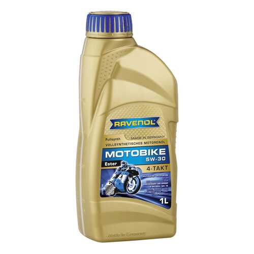 Моторное масло Ravenol Motobike 4-T Ester 5W-30 1л в Лукойл