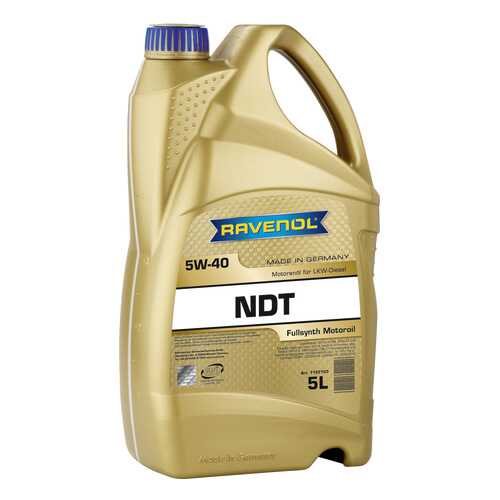 Моторное масло Ravenol NDT SAE 5W-40 5л в Лукойл