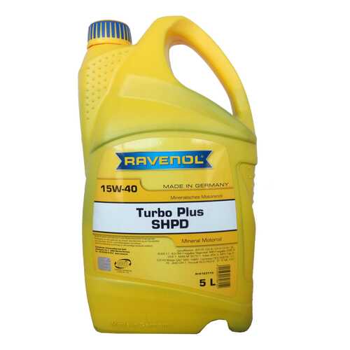 Моторное масло Ravenol Turbo plus SHPD 15W-40 5л в Лукойл