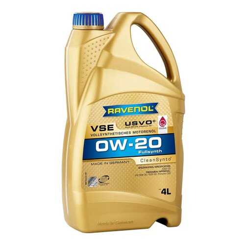 Моторное масло Ravenol VSE SAE 0W-20 4л в Лукойл