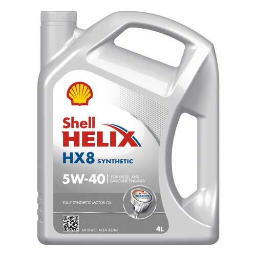 Моторное масло Shell Helix HX8 Syn 5W-40 4л в Лукойл