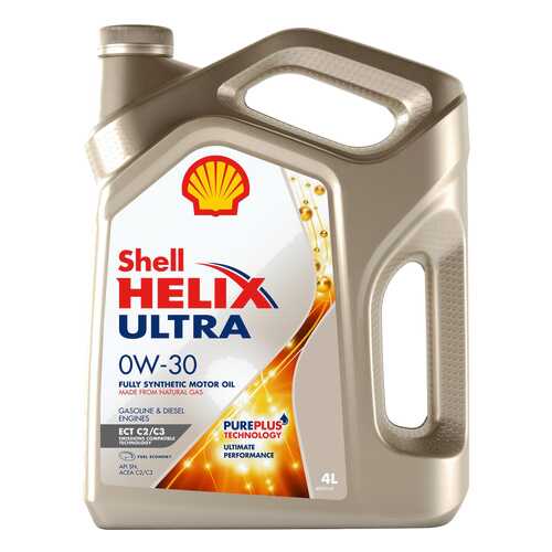 Моторное масло Shell Helix Ultra 0w30 4л в Лукойл