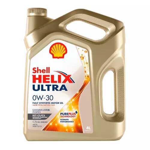 Моторное масло Shell Helix Ultra ECT C2/C3 0W-30 4л в Лукойл