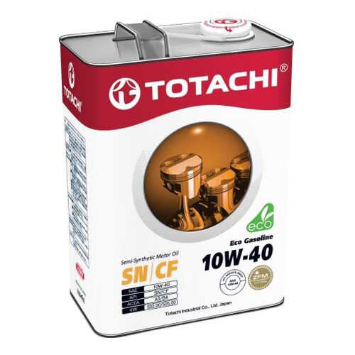 Моторное масло Totachi Eco Gasoline Semi-Synthetic SM/CF 10W-40 4л в Лукойл