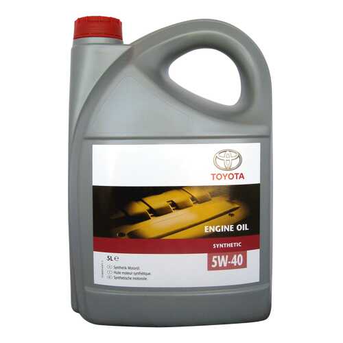 Моторное масло Toyota Engine Oil Synthetic 5W-40 5л в Лукойл