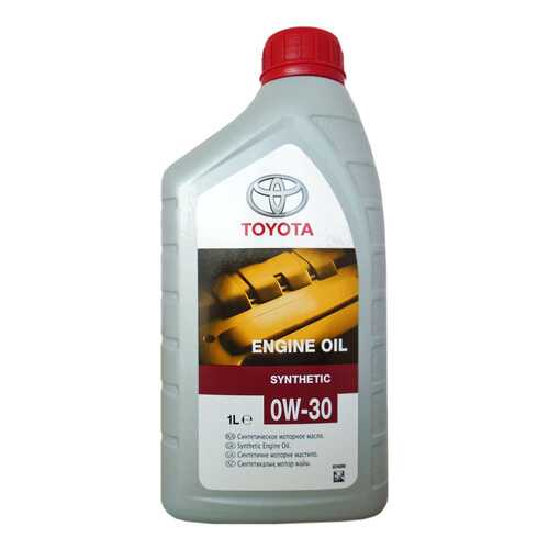 Моторное масло Toyota Engine Oil Synthetic SAE 0W-30 1л в Лукойл