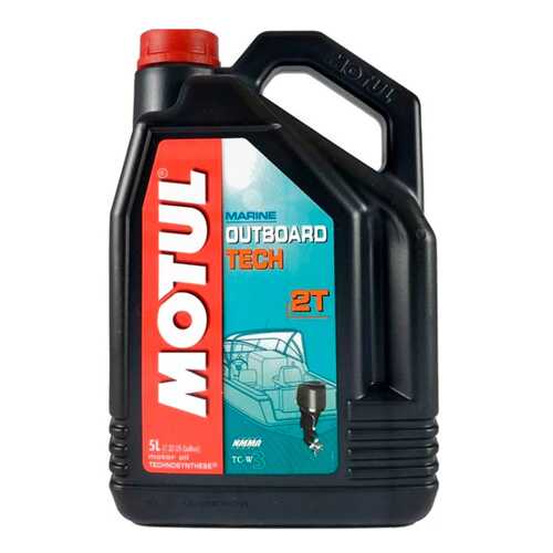 MOTUL 101728 2t outboard tech моторное масло для 2-такт лод. мот. 5л в Лукойл