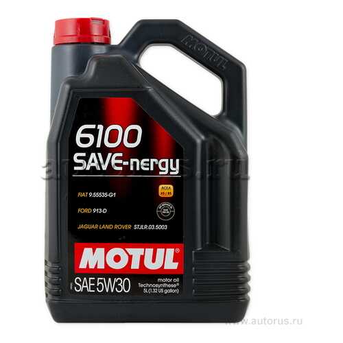 MOTUL 107972 масло моторное motul 6100 syn-nergy 5w30 синтетическое 5 л 107972 в Лукойл