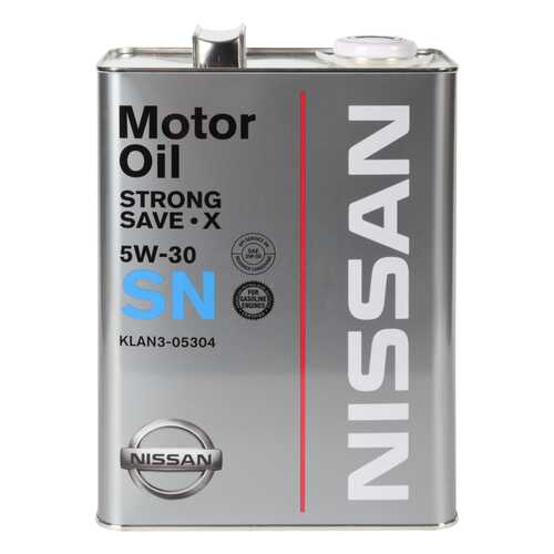 NISSAN Масло Моторное Nissan Sn Strong Save X 5w-30 4 Л в Лукойл