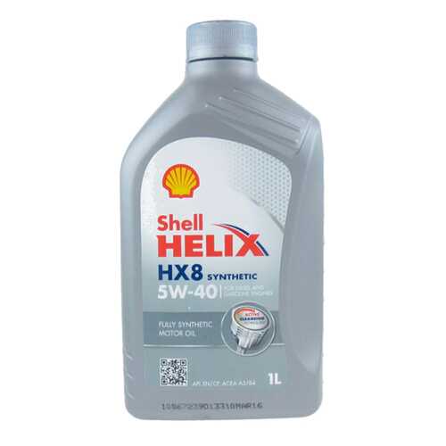 Shell М/Масло Синтетика Shell Helix Hx8 5w-40 1l в Лукойл