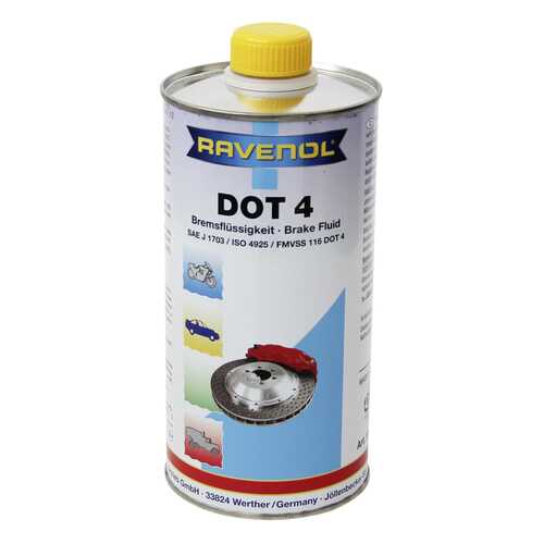 Тормозная жидкость RAVENOL DOT 4 1л 1350601-001-01-000 в Лукойл