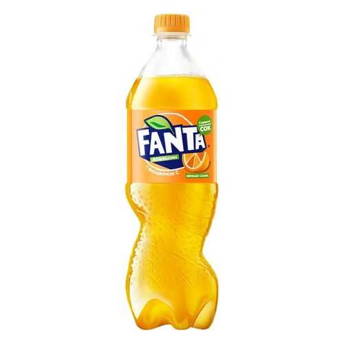 Напиток безалкогольный сильногазированный Fanta апельсин с витамином С пластик 0.9 л в Лукойл