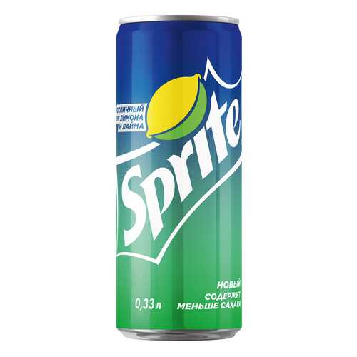 Напиток газированный Sprite жестяная банка 0.33 л в Лукойл