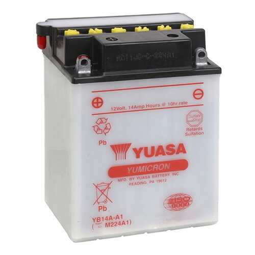 Аккумулятор Yamaha YB1-4AA10-00-00 /BTY-YB14A-A1-00 /BRP 715900171 Yuasa YB14A-A1 YB14A-A1 в Лукойл